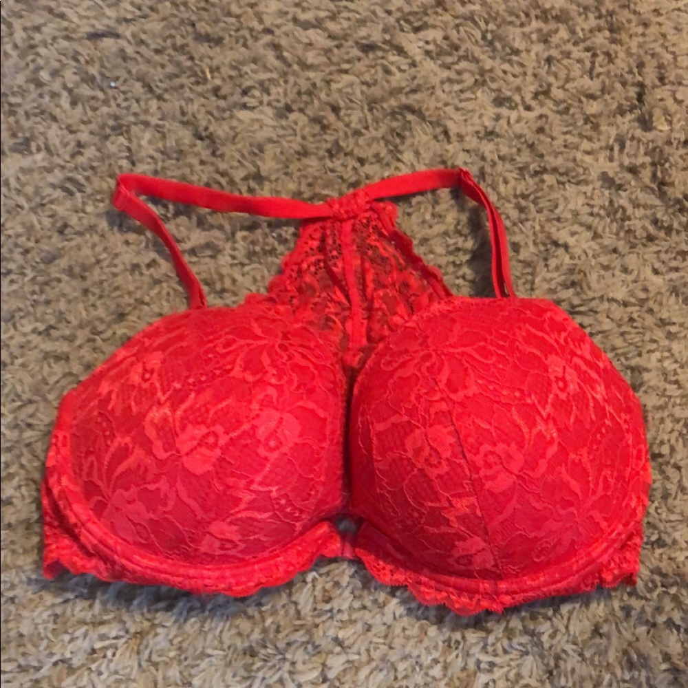 Victoria Secret red Lace bra